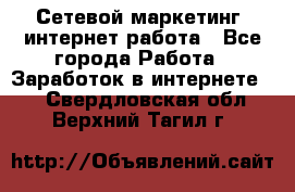 Сетевой маркетинг. интернет работа - Все города Работа » Заработок в интернете   . Свердловская обл.,Верхний Тагил г.